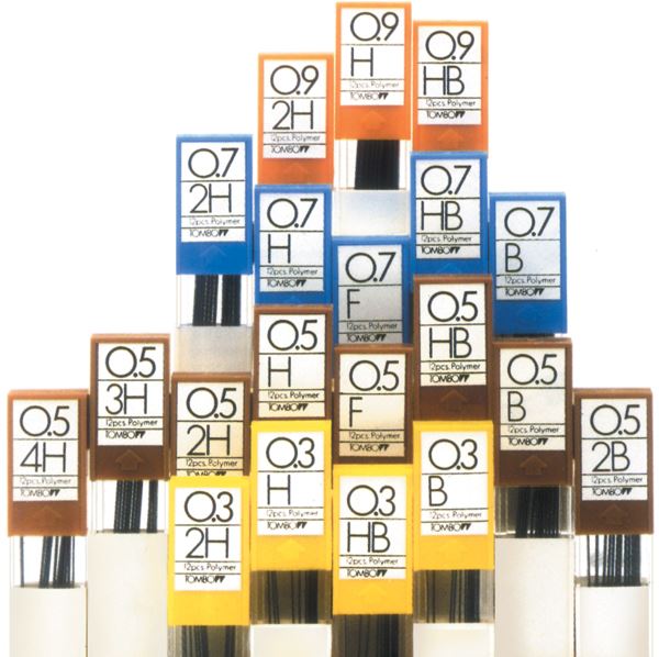 Zīmuļu kodoli TOMBOW 0.5mm, 12 gabali