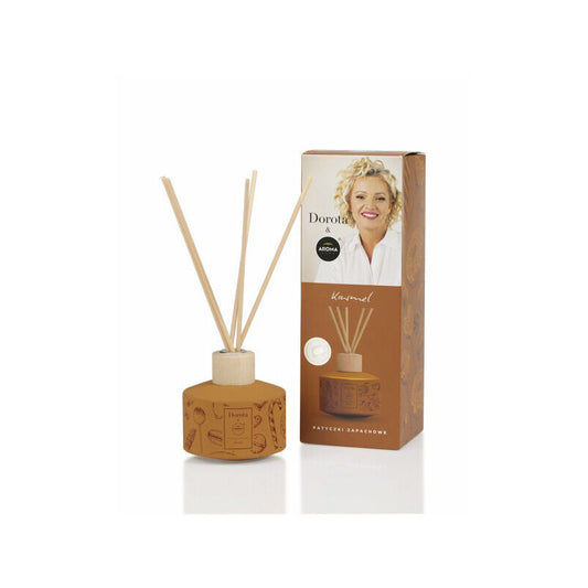 Dorota Karamel - aroma home ar kociņiem, 100ml