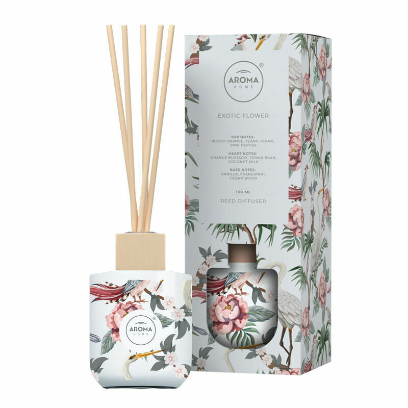 WILD Exotic Flowers - aroma home ar kociņiem, 100ml